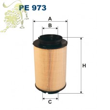 PE 973 FILTRON Фильтр топливный AUDI/SEAT/SKODA/VW (1K0 127 434A BSG)